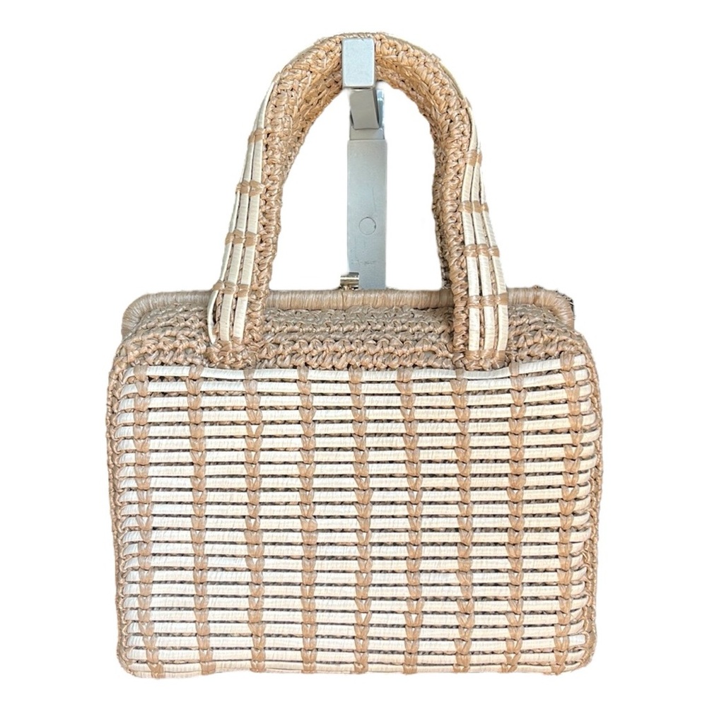 Walborg Vintage wicker Hand Made purse